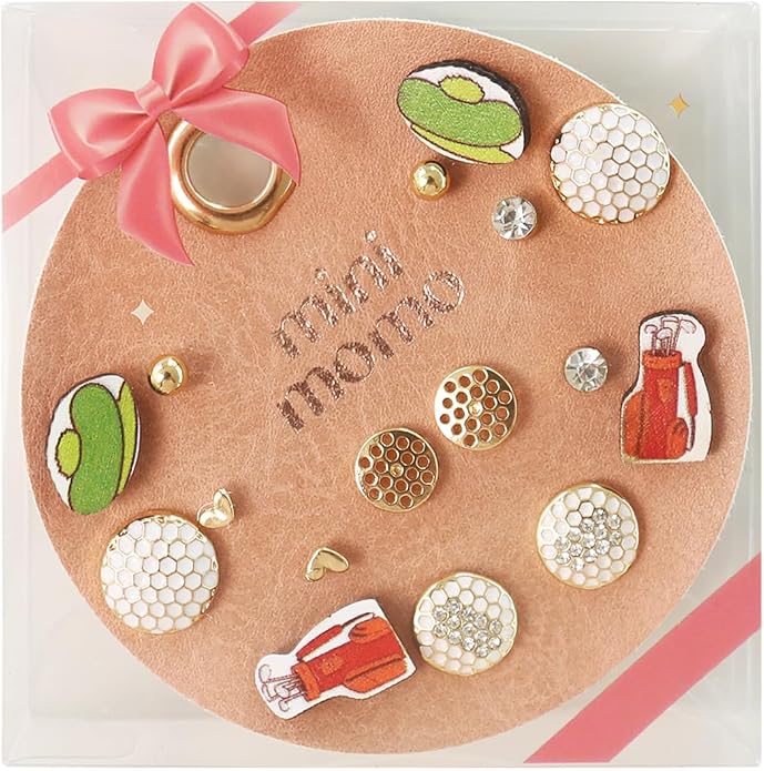 Sports Earring Set for Women Multi Pairs Assorted Multipack - Stud Earrings Jewelry Gift for Sports Mom Football, Baseball, Basketball, Soccer Team