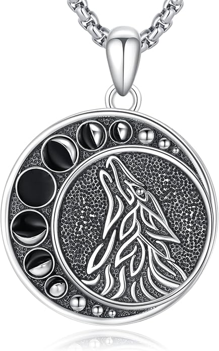 Viking Necklace for Men 925 Sterling Silver Nordic Viking Necklace Viking Amulet Jewelry Gifts for Men Women
