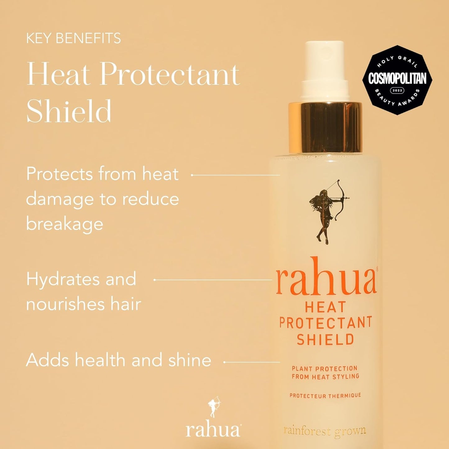 Rahua Heat Protection Spray for Hair, 6.5 Fl. Oz, Multi Formulated Heat Shield Hair Spray Helps Protect Against Heat, Lightweight Hair Care Heat Protectant Enriched with Vitamin E, Aloe Vera, Keratin