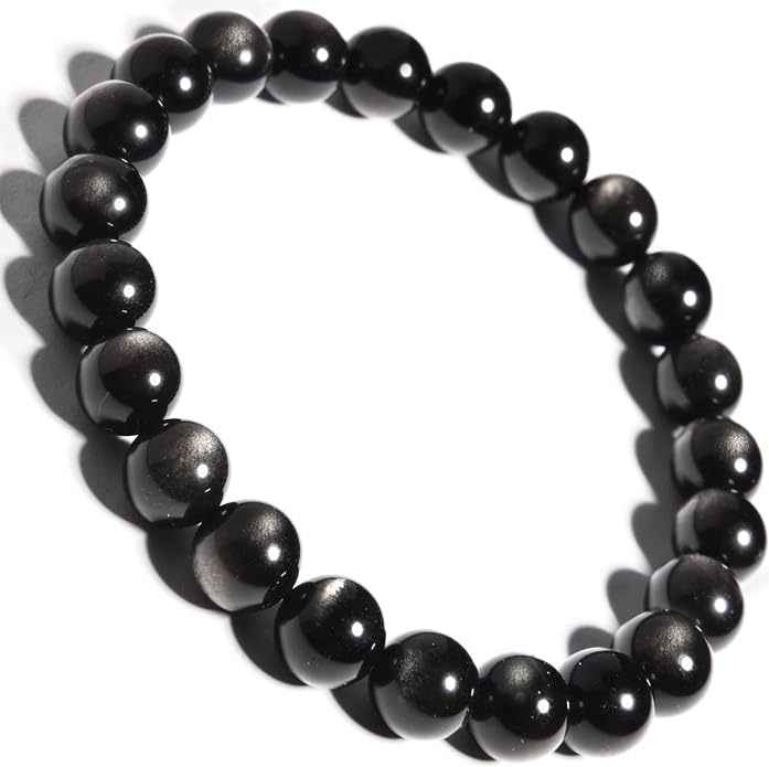 ILLUMINIA 5A Grade Natural Crystal Gemstone Bracelet | Healing Energy Charged Quartz Stone Bead | Handcrafted Stretch Bracelet for Women Men Teens