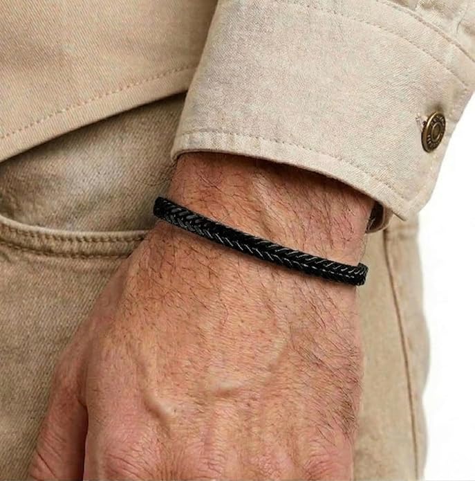Galis Chain Bracelets For Men - Premium Stainless Steel, Silver, Gold Plated Non Tarnish - Mens Jewelry, Fathers Day Gift
