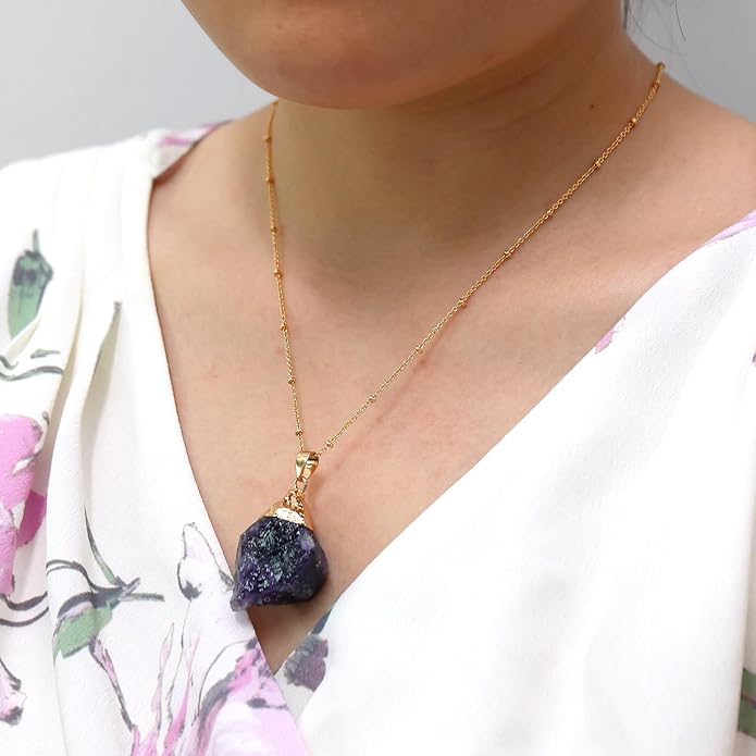 14K Gold Plated Paper Clip Chain Link Necklace Satellite Cross Key Starfish Turquoise Heart Necklace for Women
