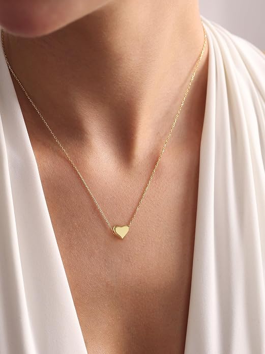 ChicSilver 925 Sterling Silver Cross/Heart/Butterfly/Star/Moon Necklace for Women, Hypoallergenic Dainty Small Silver Pendant Necklaces (with Gift Box)
