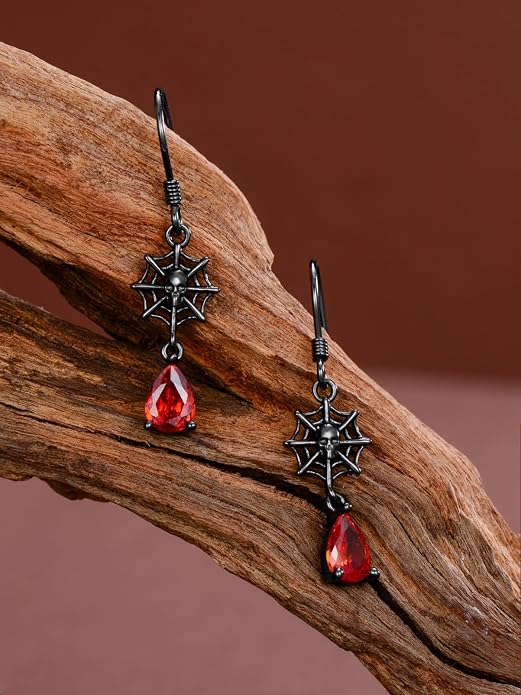 Animal/Leaf/Gothic Dangle Earrings 925 Sterling Silver Animal/Leaf/Gothic Dangle Drop Earrings Easter/Halloween/Christmas Jewelry Gifts for Women Her