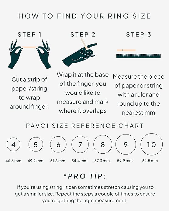 PAVOI Gold Plated Solid 925 Sterling Silver CZ Simulated Diamond Stackable Ring Eternity Bands for Women