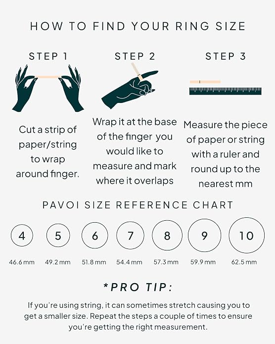 PAVOI 14K Gold Plated Wavy Engagement Ring for Women | Solitaire Cubic Zirconia Wedding Band & Promise Rings for Her | Trendy Fashion Jewelry
