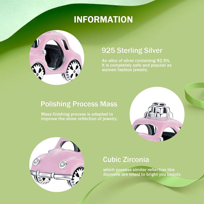 NINGAN 925 Sterling Silver Charm Golden Love Charm Buckle Safety Chain Travel Bead Firefly Dragonfly Pendant, Suitable for Women Bracelet and Necklace as Gift from Mom and Friends
