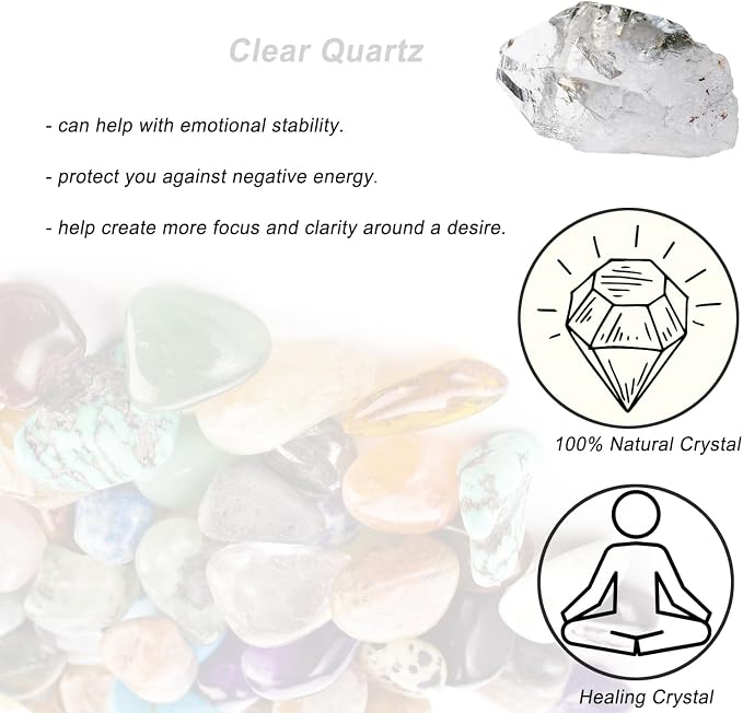 Erliway 0.22 lbs Clear Quartz Crystals Bulk, 2.36-3.94" Raw Clear Quartz Crystal Wands, Irregular Shape Rough Quartz Crystal Points for Meditation Yoga Reiki Balancing Wire Wrapping