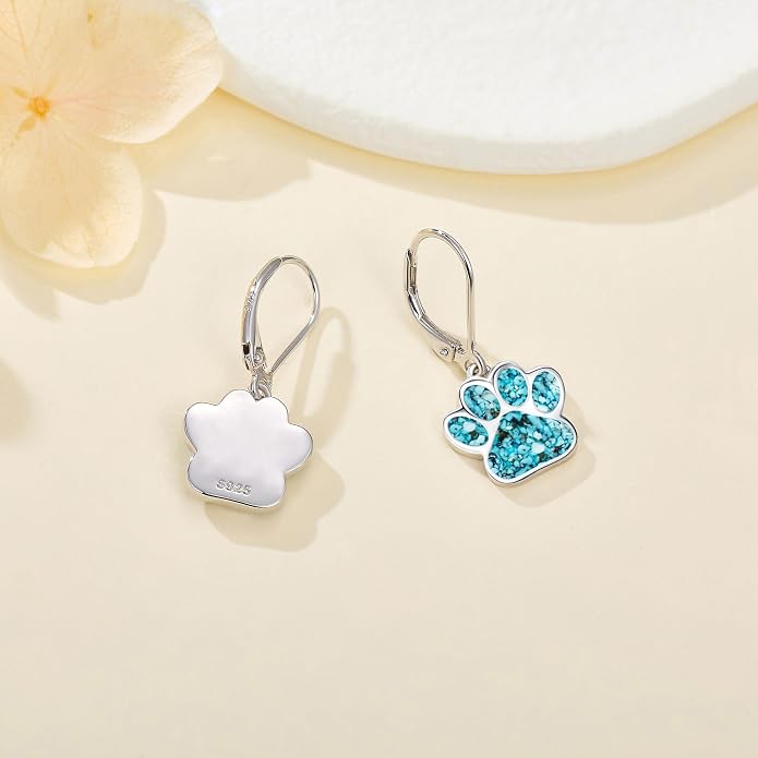 Butterfly/Paw Print/Highland Cow/Cat/Dog/Hummingbird/Dragonfly Earrings 925 Sterling Silver Animal Hypoallergenic Drop Dangle Earrings Animal Valentine's Day Jewelry for Women