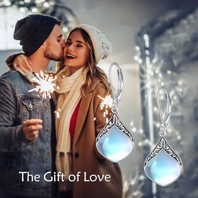 Teardrop Earrings Sterling Silver Filigree Irish Celtic Teardrop Drop Earrings Jewelry Gifts For Women