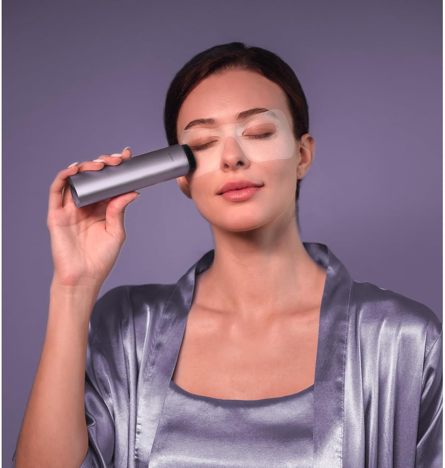 AMIRO R3 Turbo Facial Device, Precision Firming and Fine Line Smoothing Tool for Full Face, Eye Area & Jawline at-Home Therapy Purple
