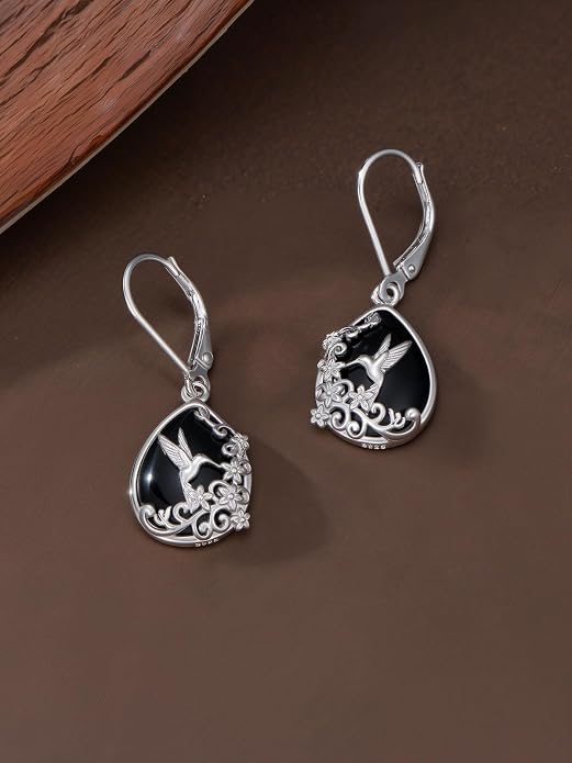 Dorunmo 925 Sterling Silver Western Dangle Earrings for Women Bohemian Earrings Hypoallergenic Christmas Jewelry Gifts for Women