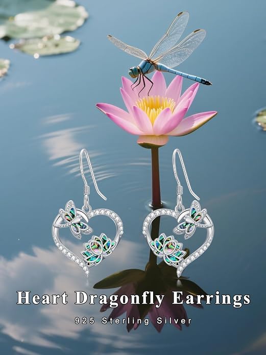 Bee/Butterfly/Dragonfly/Hummingbird/Sunflower Earrings for Women 925 Sterling Silver Sunflower Earrings Hypoallergenic Animal Jewelry Gifts for Women
