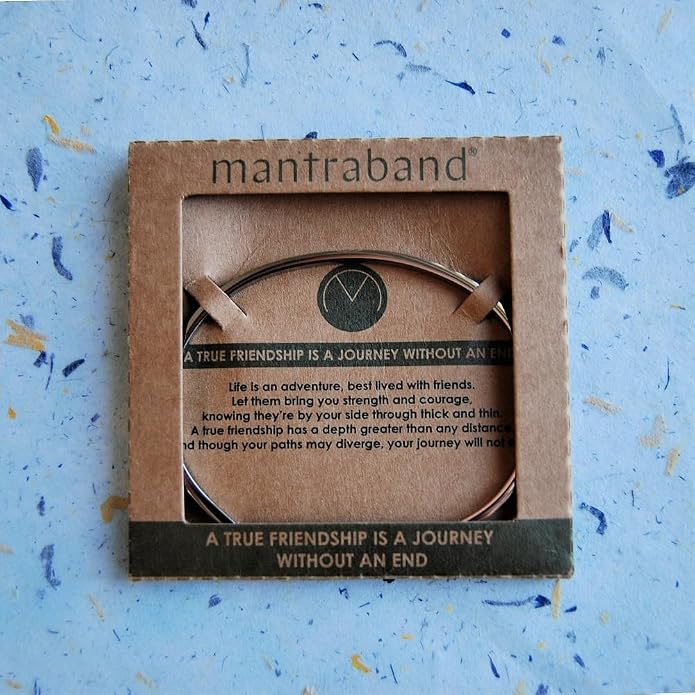MantraBand - Mantra Band Bracelet - Gold color - Inspirational Engraved Adjustable Cuff - Gifts for Women, Sisters, Friends, Family