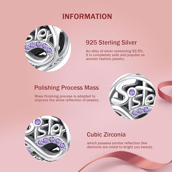 NINGAN 925 Sterling Silver Charm Golden Love Charm Buckle Safety Chain Travel Bead Firefly Dragonfly Pendant, Suitable for Women Bracelet and Necklace as Gift from Mom and Friends