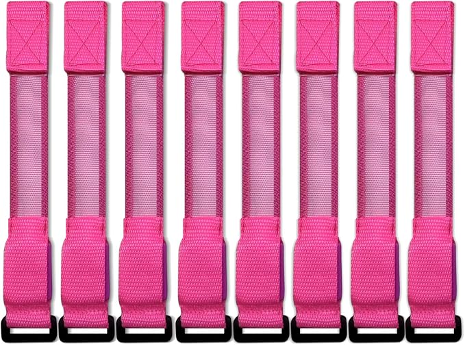 M.best 8pcs LED Light Up Bracelets Glow Flashing Wristbands Glow in The Dark Party Supplies for Wedding, Raves, Concert, Camping,Sporting Events, Party Pink