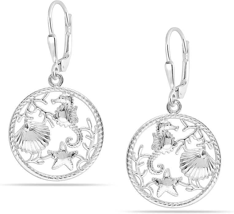 LeCalla Women's Drop & Dangle Earrings | 925 Sterling Silver Leverback Earrings | Lightweight Teardrop Lever Back Drop Dangle Earring for Women
