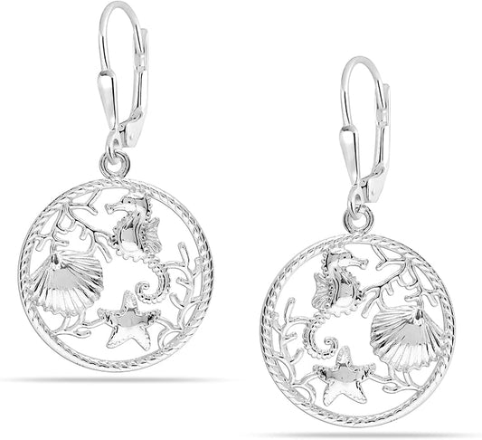 LeCalla Women's Drop & Dangle Earrings | 925 Sterling Silver Leverback Earrings | Lightweight Teardrop Lever Back Drop Dangle Earring for Women