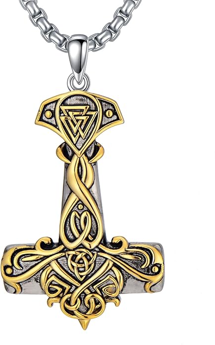 Viking Necklace for Men 925 Sterling Silver Viking Norse Pagan Jewelry Gifts for Women