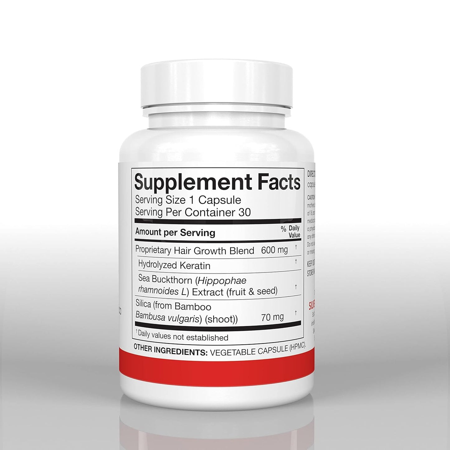 Silver Fern Hair Complex Hair Supplement - Each Bottle Contains a 30-Day Powder Supply - 1 Bottle