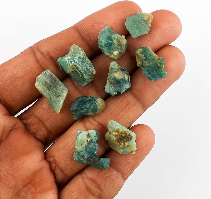 100cts, Wholesale Natural Raw Gemstones, Bulk Rough Stones Lot, Loose Crystal Supplies for Jewelry Making, Untreated Assorted Rough, Chakra Healing Crystals, Gem Collection