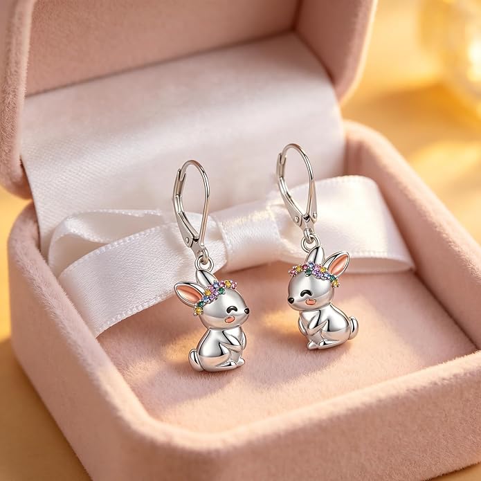 Seiyang Dangle Earrings 925 Sterling Silver Animal/American Flag/Turquoise Dangle Drop Earrings Jewelry Gifts for Women