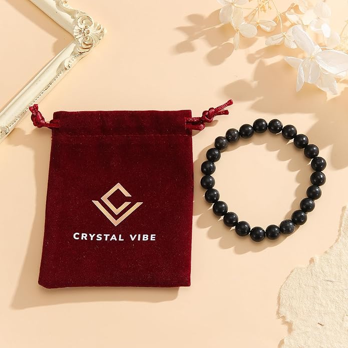 Crystal Vibe - Healing Crystal Bracelet for Women & Men | Natural Gemstone Bead Bracelet | Adjustable Handmade Energy Stone Bracelet | Bracelet for Meditation, Yoga & Daily Wear | Multiple Types
