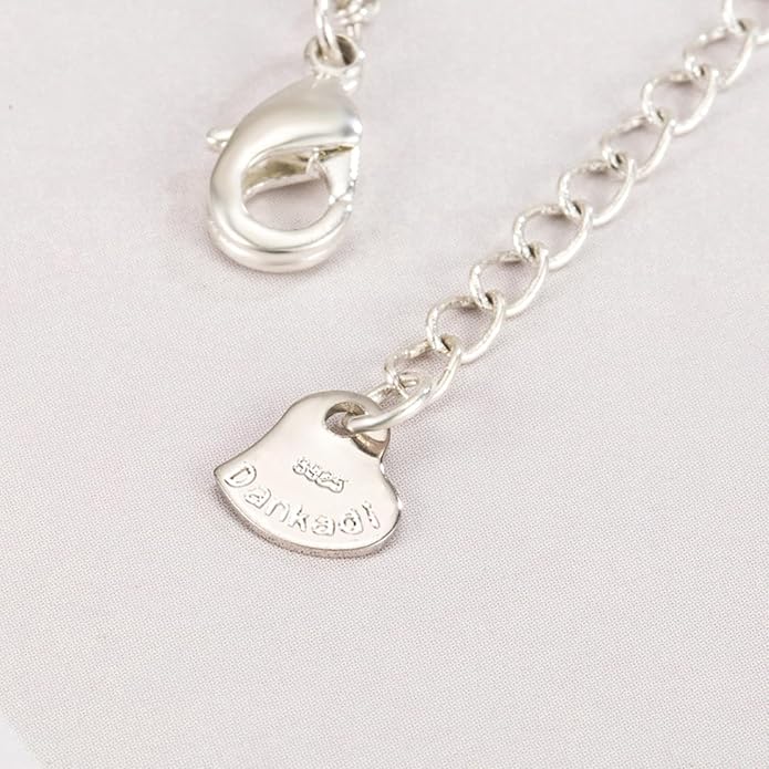 Dankadi Women 925 Sterling Silver Anklets Bracelet Men Simple Chopin/Box Chain/Twist Rope Chain Summer Beach Foot 24k Gold Plated Jewelry Gift