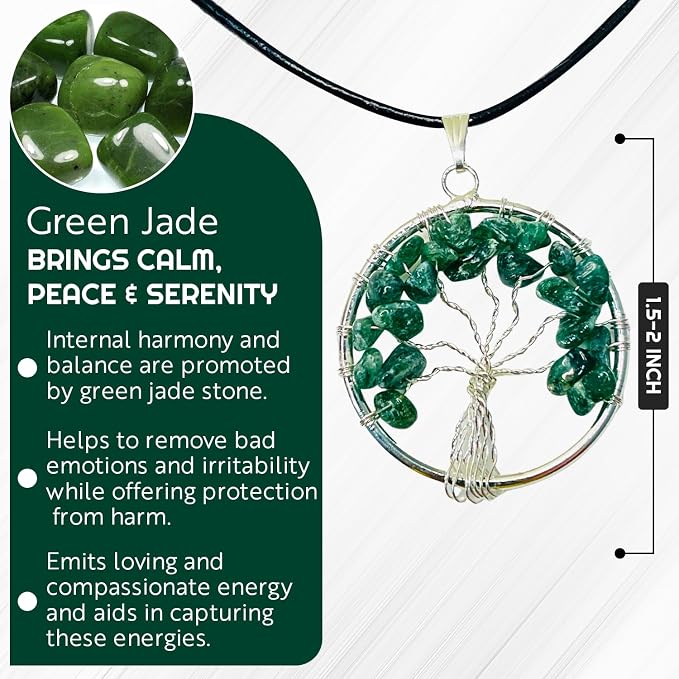 Green Jade Crystal Tree, Chakra Tree, Tree of Life, Chakra Tree, Feng Shui Tree, Healing Crystal, Gemstone Tree, Crystal Gifts, Healing Stones, Spiritual Gifts