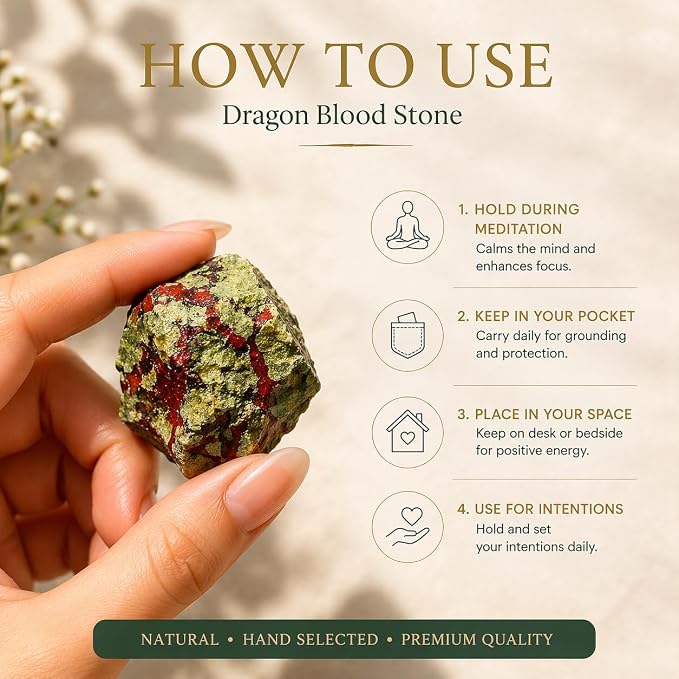 Large 1.25-2.0” Natural Dragon Blood Raw Crystals Stones for Meditation, Chakra, Reiki, Crystal Grid, Energy Work, Wire Wrapping, Tumbling & Spiritual Home Decor