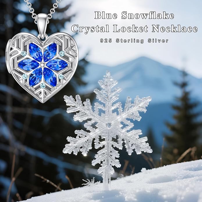 Dorunmo Personalized Locket Necklace 925 Sterling Silver that Holds Pictures Butterfly Birthstone Photo Heart Locket Custom Jewelry Congratulations New Beginnings New Job Gifts for Women