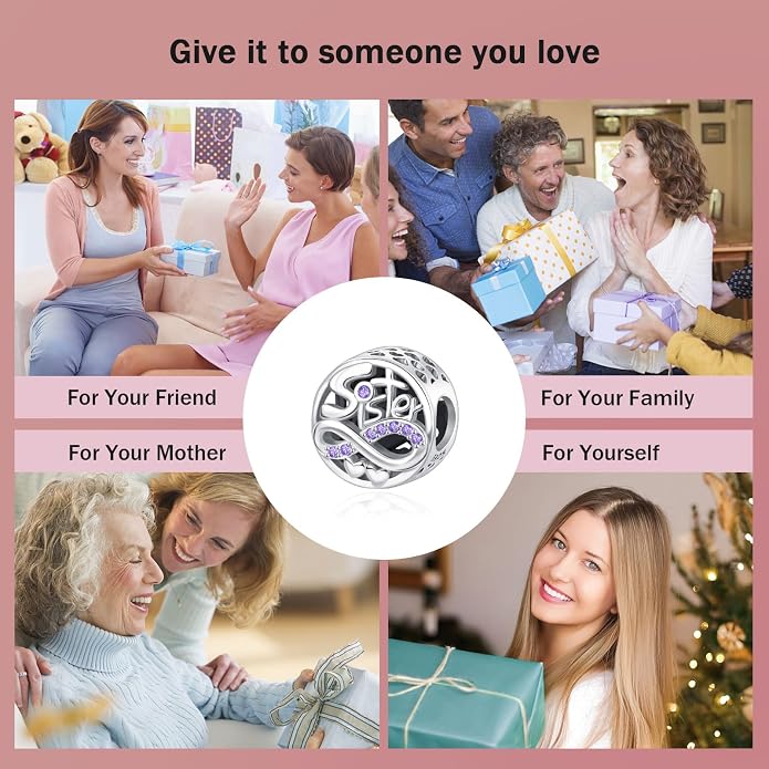NINGAN 925 Sterling Silver Charm Golden Love Charm Buckle Safety Chain Travel Bead Firefly Dragonfly Pendant, Suitable for Women Bracelet and Necklace as Gift from Mom and Friends