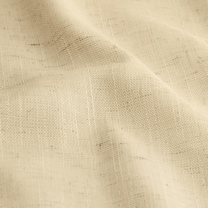 CAPALOCA Pinch Pleated Curtains Blackout, Linen Blackout Curtains 120 inches Long 2 Panels Set for Bedroom, Thermal Insulated Pinch Pleated Drapes for Living Room, 40"W x 120"L (Pack of 2), Dark Linen
