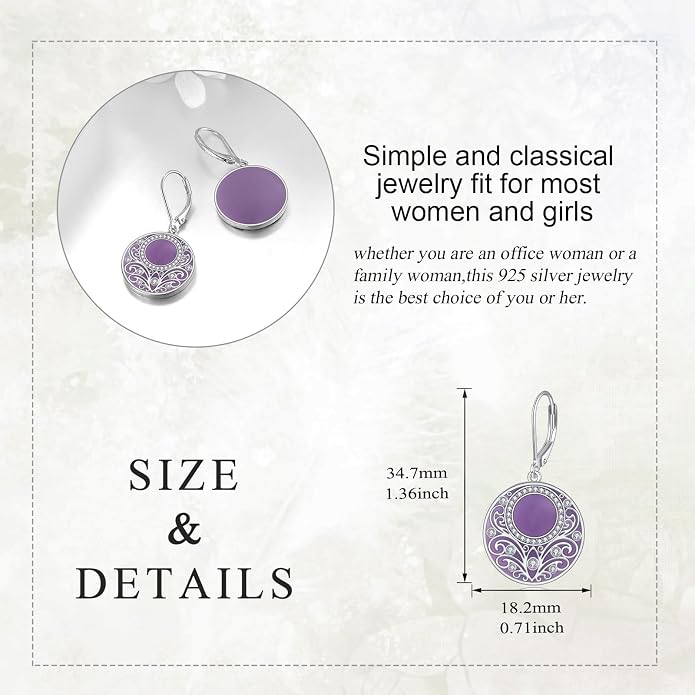 Teardrop Earrings Sterling Silver Filigree Irish Celtic Teardrop Drop Earrings Jewelry Gifts For Women