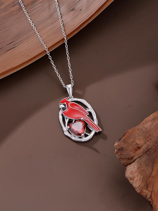 Midari Ocean Necklace 925 Sterling Silver Flamingo Mama Bear Dolphin Penguin Sea Turtle Axolotl Desert Cactus Nautical Rudder Tropical Palm Compass Wave Pendant Boho Jewelry Gifts for Women Men