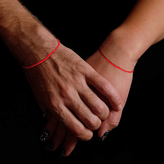 The Original Kabbalah Red String Bracelet from Israel - 60" Wool Cord for Spiritual Protection with Blessing, Prayer & Instructions (For Adults) for up to 7 Evil Eye Protection Bracelets - Single, 2 Pack or 4 Pack