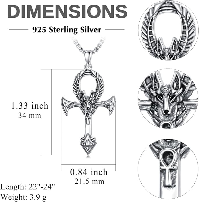 SIMONLY Protection Necklace Sterling Silver Jesus/Virgin Mary/Guadalupe Cross Necklace Mustard Seed Evil Eye Pentagram Amulet Jewelry Christmas Birthday Gifts for Women Men