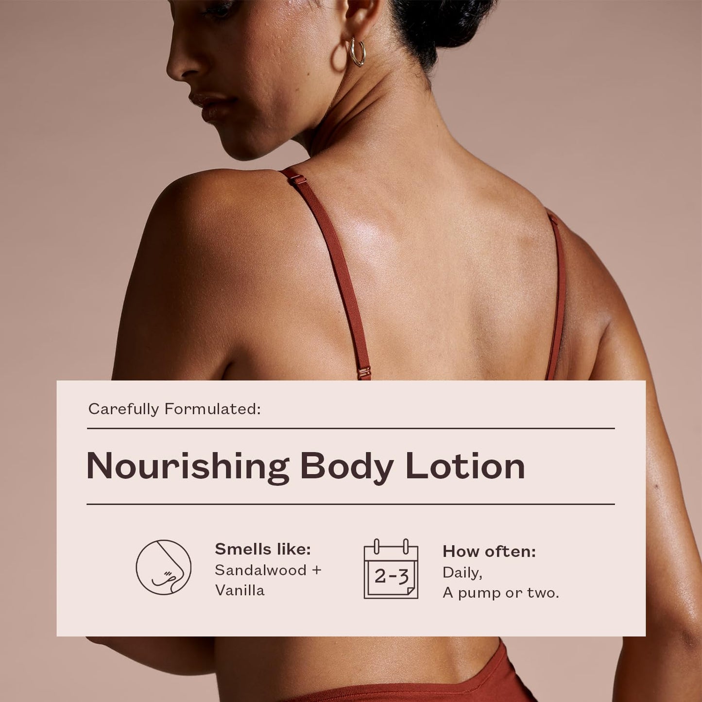 frank body Nourishing Body Lotion | Decadent Cream for Gentle, Calming & Long-Lasting Hydration | Oat Extract, Avocado Oil & Squalane | Sandalwood & Vanilla Scent | Vegan & Cruelty Free | 250ml