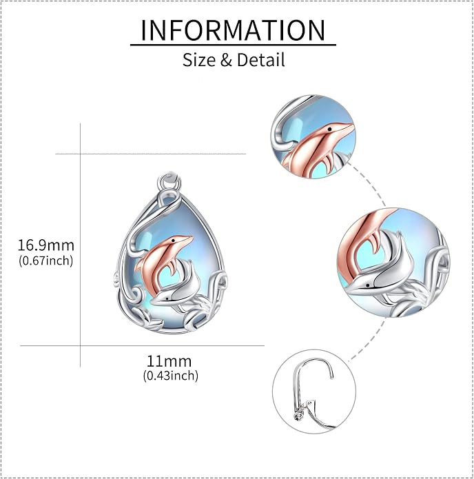 Silver Earrings for Women Sterling Silver Filigree Earrings Teardrop Dangle Drop Filigree Jewelry Gift for Women Mother Mom