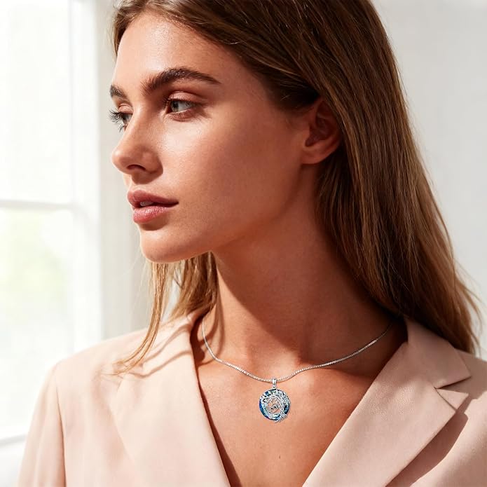 Birthstone Veterinary Stethoscope Necklace 925 Sterling Silver Nurse Vet Pendant with Dog Paw Nurse Jewelry Gifts for Veterinarian Nurse Women Veterinarian Gifts