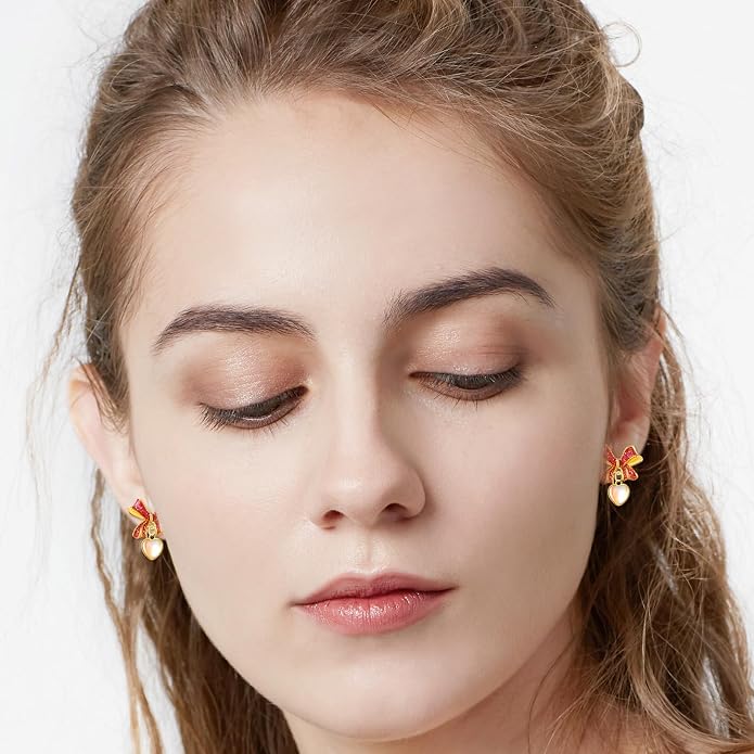 Palpitate Bow Earrings 925 Sterling Silver Women's Earrings Bow Jewelry Birthday Anniversary Christmas