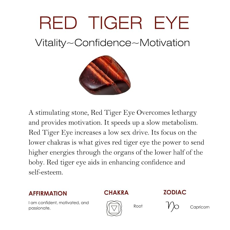 Protection Crystal Red Tiger Eye Bracelet for Men, 10mm Beaded Bracelets, Handmade 3 String Bold Natural Stone Crystal Bracelet, Unique Gifts for Him