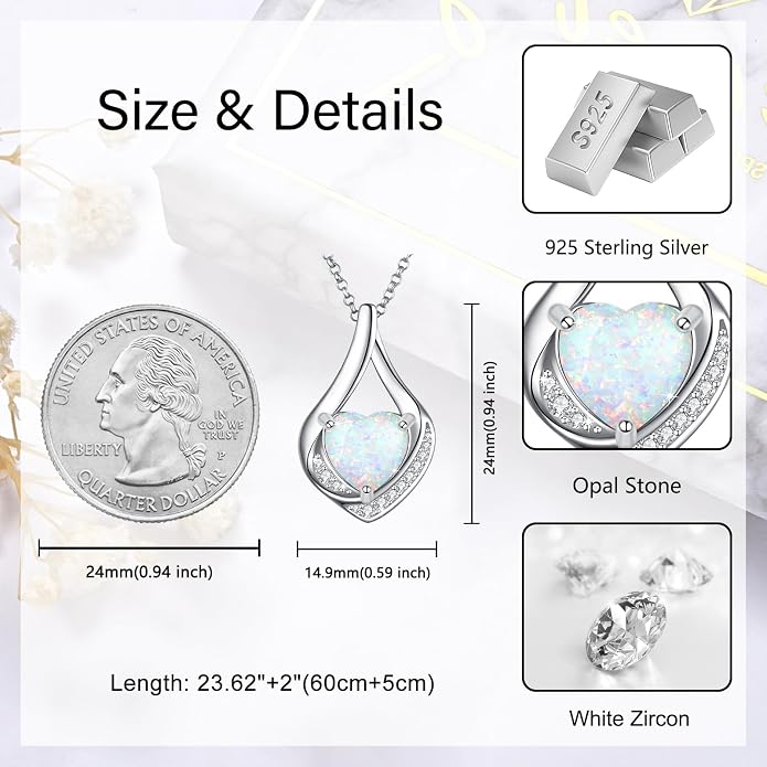 Cremation Jewelry 925 Sterling Silver Teardrop Urn Necklace for Ashes Heart Shape Memorial Keepsake Pendant for Human Ashes for Women Gift
