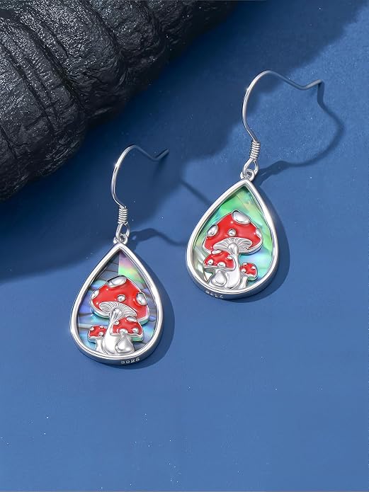 Animal/Leaf/Gothic Dangle Earrings 925 Sterling Silver Animal/Leaf/Gothic Dangle Drop Earrings Easter/Halloween/Christmas Jewelry Gifts for Women Her