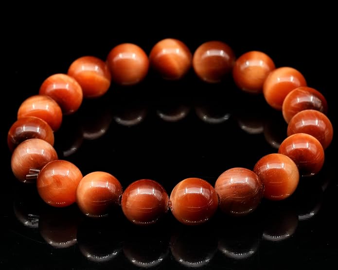Natural Gemstone Beaded Stretch Bracelet for Men & Women | Handmade 8mm Stone Jewelry | Zodiac Chakra Elastic Bracelet | Meaningful Gift Collection