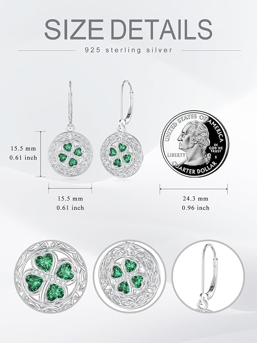 Seiyang Dangle Earrings 925 Sterling Silver Animal/American Flag/Turquoise Dangle Drop Earrings Jewelry Gifts for Women