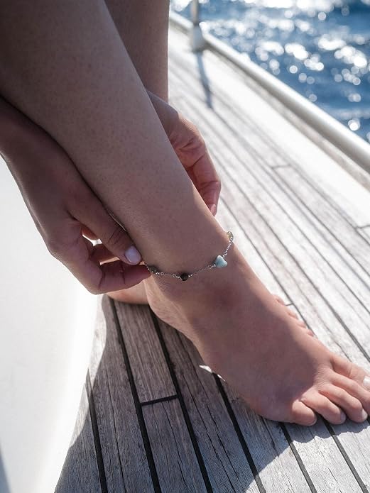 Purelei® Anklet Island Dreams – 14K Gold plated stainless steel jewelry – Water-resistant anklet for women – Fashion jewelry for your individual look