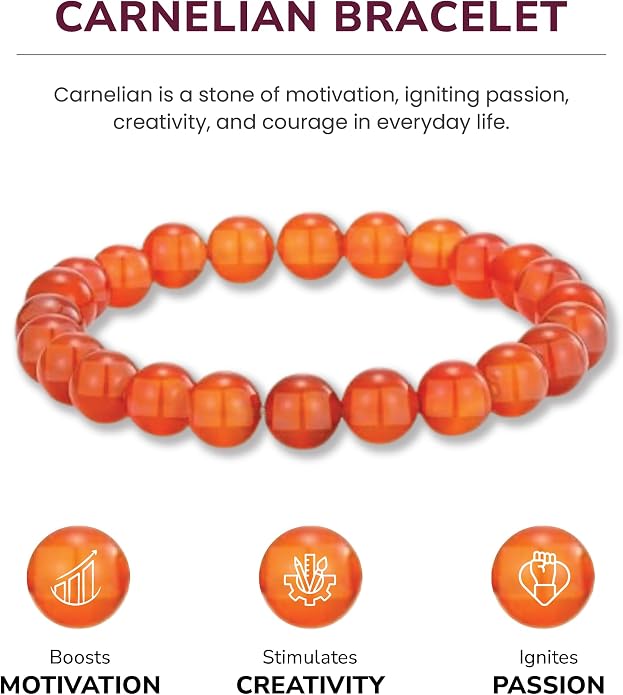 Crystal Vibe - Healing Crystal Bracelet for Women & Men | Natural Gemstone Bead Bracelet | Adjustable Handmade Energy Stone Bracelet | Bracelet for Meditation, Yoga & Daily Wear | Multiple Types