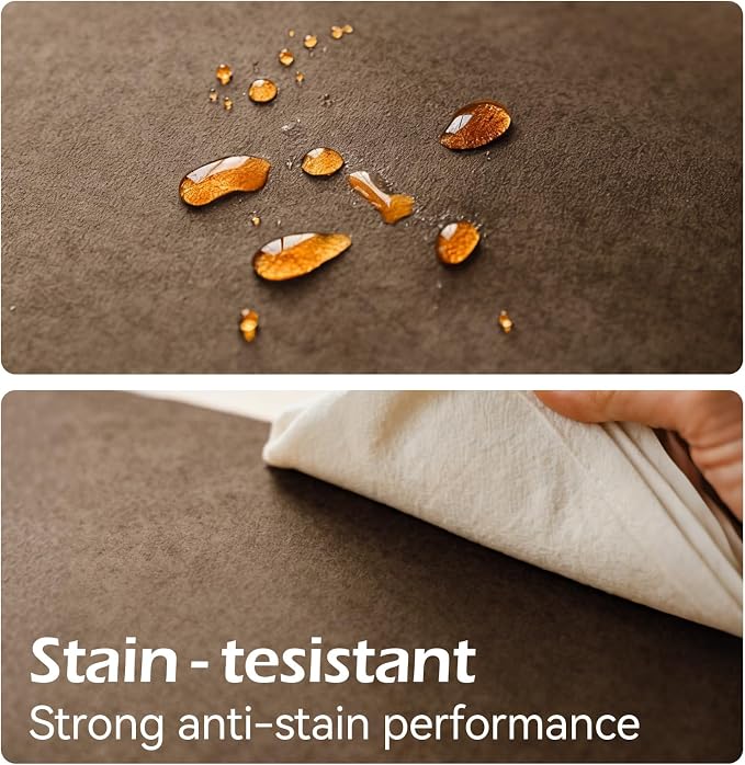 a moment Waterproof Throw Pillow Covers Set of 4,16x16 Inch Outdoor Stain Resistant Pet Friendly Pillowcases Cushion Covers for Patio Sofa and Living Room,Bare Earth