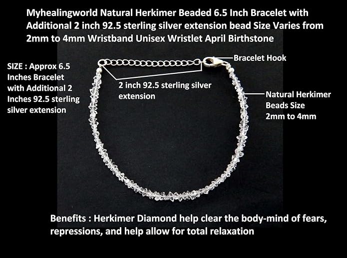 Natural Gemstone Bead Bracelet for Women – Healing Crystal Reiki Bracelet, Handmade Spiritual Protection Jewelry, Energy Stone Stretch Bracelet Gift for Women & Girls